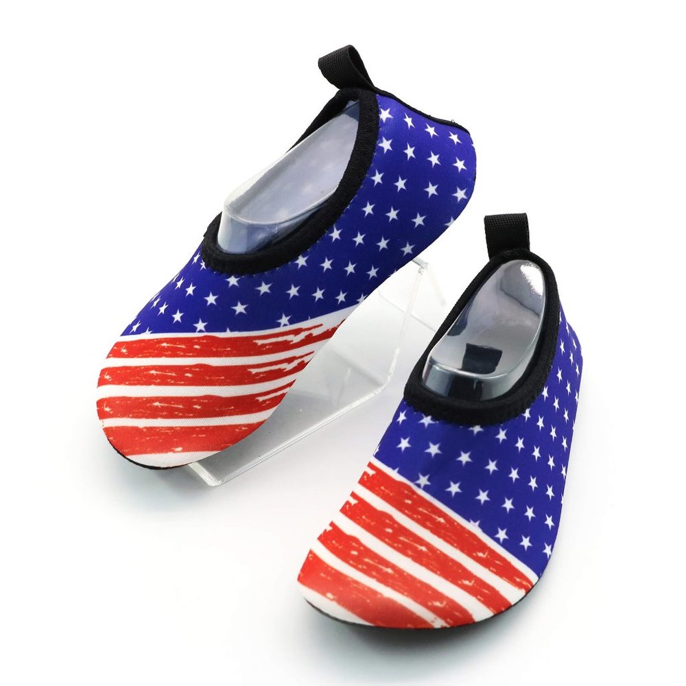 Men Women Water Shoes , Beach Shoes US Flag